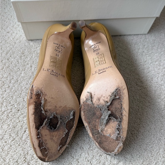 LK Bennett patent leather heels size 39 - Picture 4 of 5